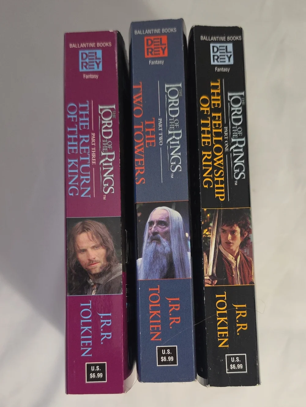 Lord If The Rings Paperback Books Part 1, 2, & 3